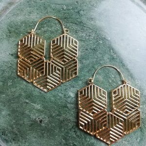 Gold Dangle Earrings